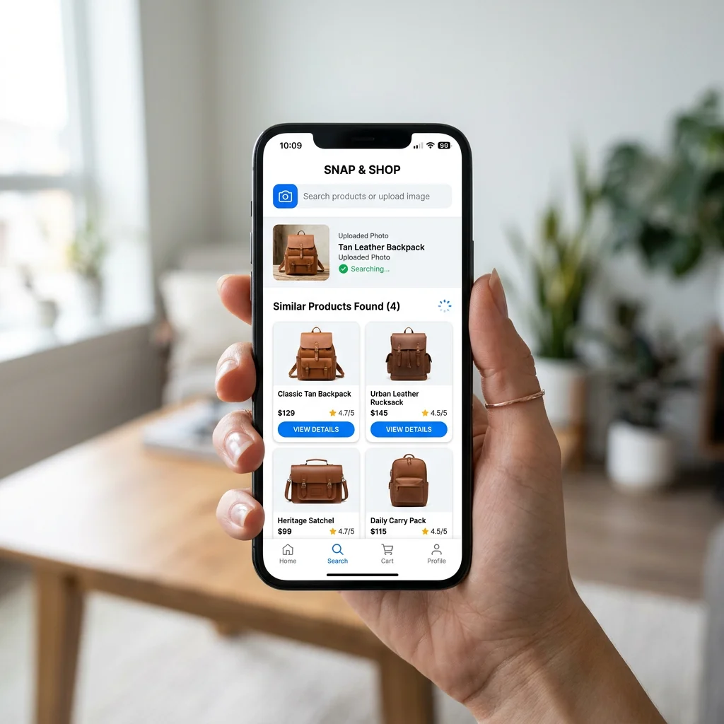 Find product by photo — mobile visual search for OpenCart